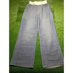 Y2K Fashion Light Wash Wide Leg Baggy Denim Jeans NWT